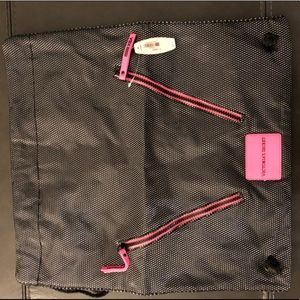 VSX gray drawstring bag